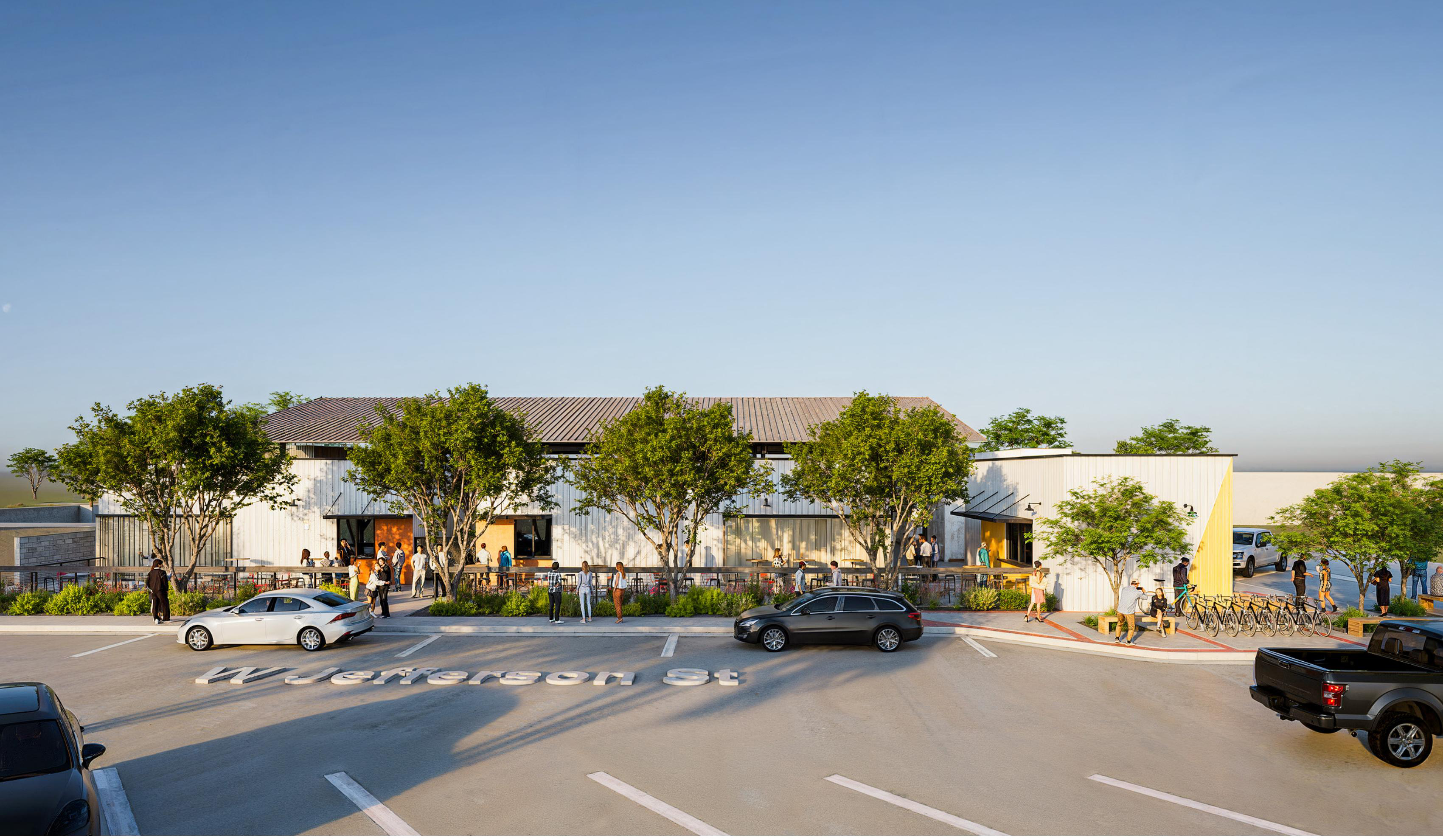 Full building from Jefferson Street